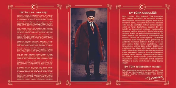 İstiklal Marşı Atatürk Okul Duvar Kağıdı - 5