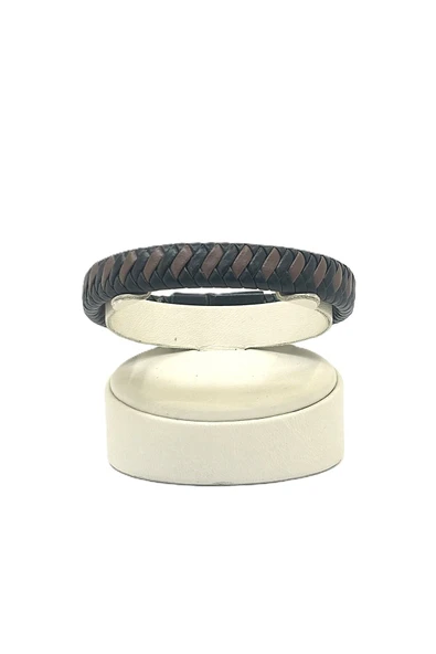 UNİSEX MIKNATIS KİLİTLİ DERİ BİLEKLİK - Resim 4