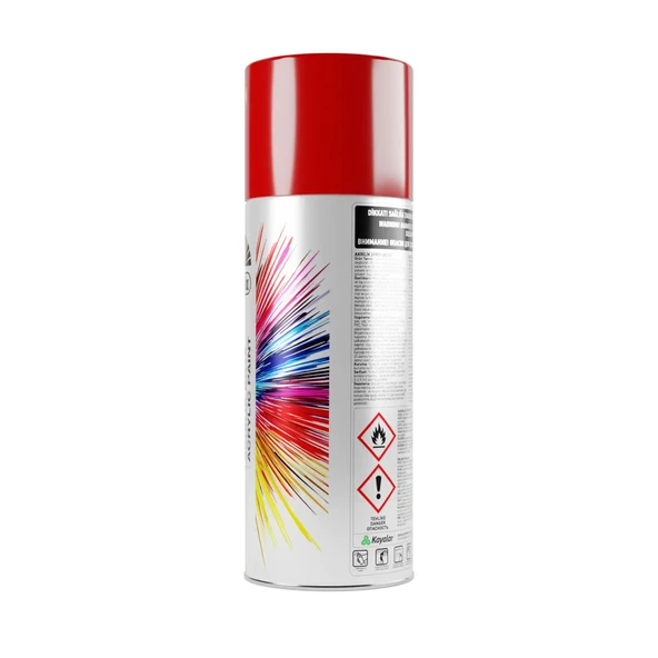 Düfa Sprey Boya Düz Renkler 3001 Kırmızı 400 ml - 4