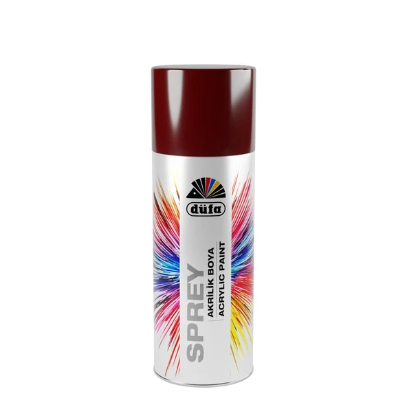 Düfa Sprey Boya Düz Renkler 8016 Kahve 400 ml - 2