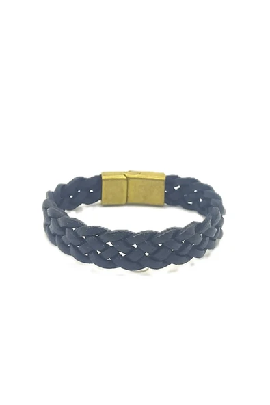 UNİSEX MIKNATIS KİLİTLİ DERİ BİLEKLİK - Resim 2