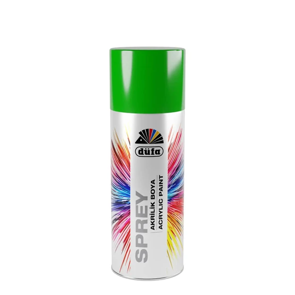 Düfa Sprey Boya Düz Renkler 6018 Açık Yeşil 400 ml - 2