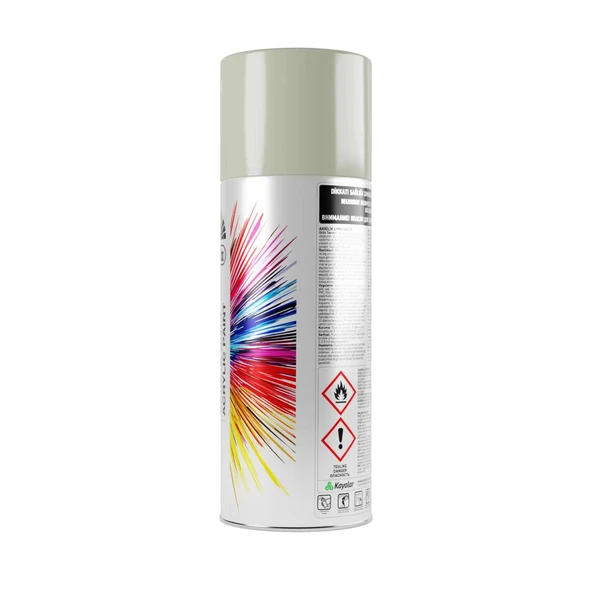 Düfa Sprey Boya Düz Renkler 7035 Açık Gri 400 ml - 4