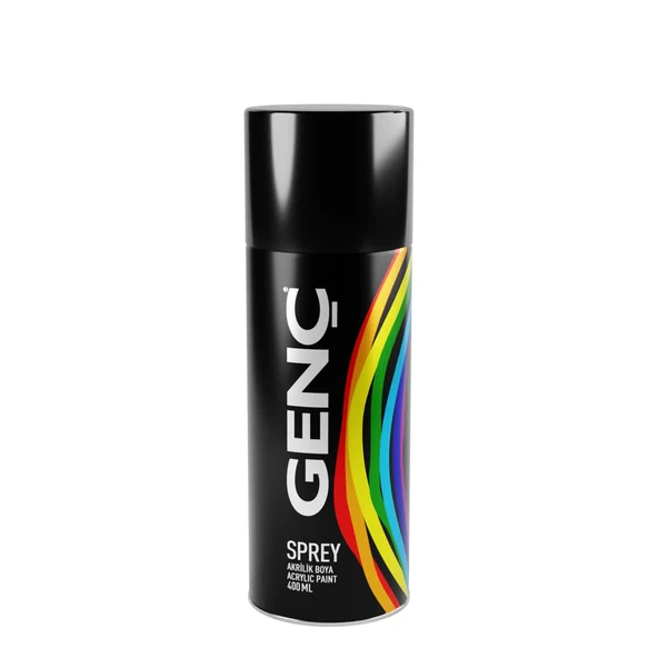 Genç Metalik Sprey Boya 0359 Metalik Siyah 400 ml - 2