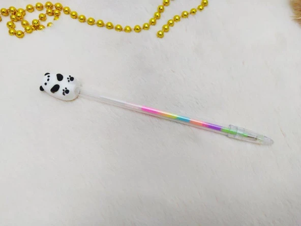 1 Adet Ayıcık Panda Jel Kalem Okul Ofis Kırtasiye Ögrenci Yazdıkca Renk Degiştiren Kalem