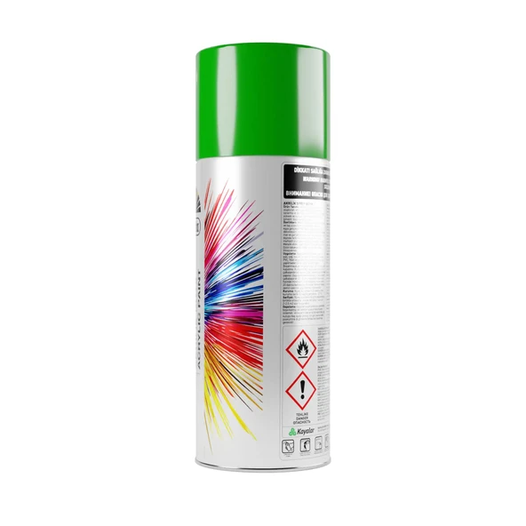 Düfa Sprey Boya Düz Renkler 6018 Açık Yeşil 400 ml - 4