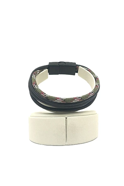 UNİSEX MIKNATIS KİLİTLİ DERİ BİLEKLİK - 2