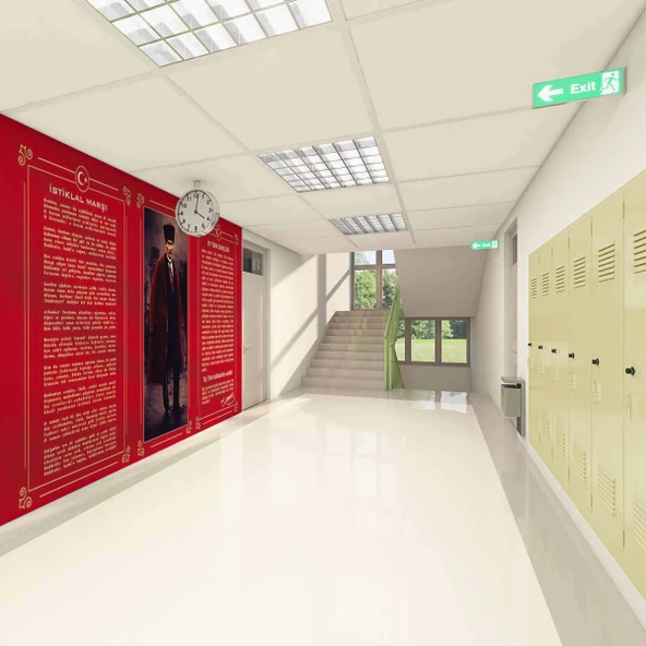 İstiklal Marşı Atatürk Okul Duvar Kağıdı