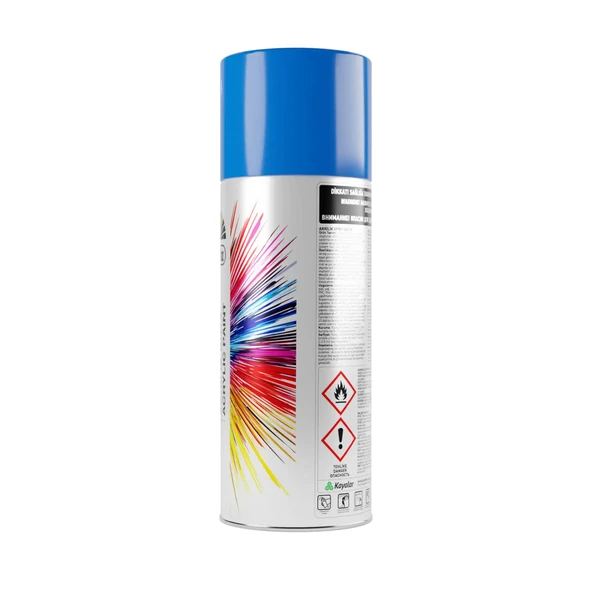 Düfa Floresan Sprey Boya 0524 Floresan Boncuk Mavi 400 ml - 4