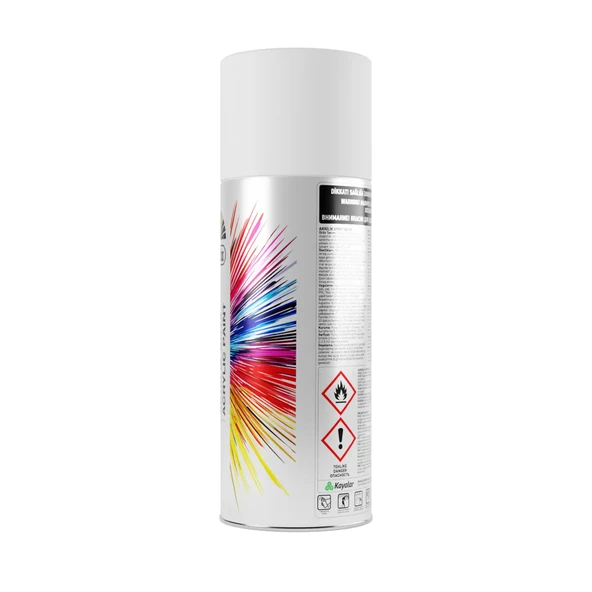 Düfa Sprey Boya Düz Renkler 0501 Mat Beyaz 400 ml - 4