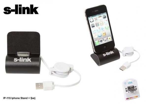 S-LİNK IP-115  USB IPHONE 4 USB  DOCK