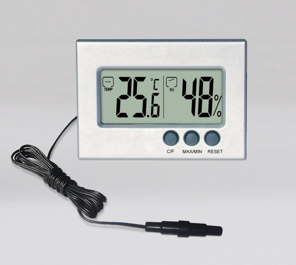 Termometre H206H-1 Hygro-Termometre IN/OUT Technıc