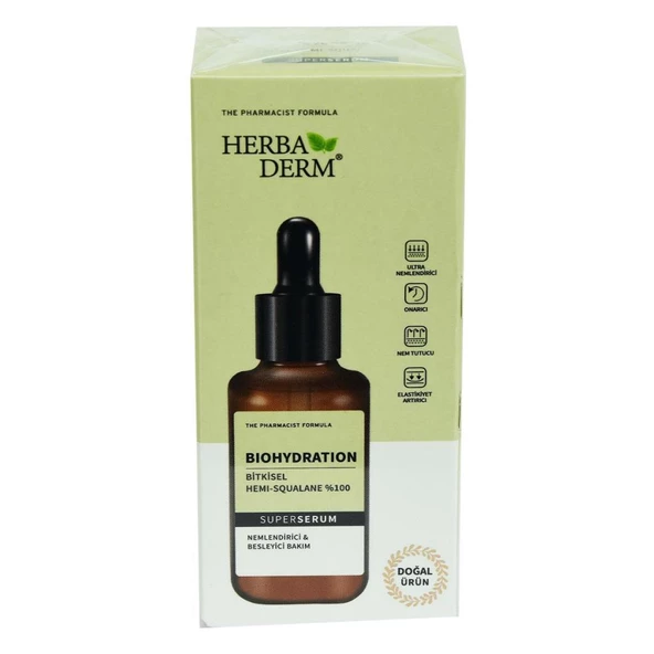 Herbaderm Superserum BioHydration Hemi-Squala Yüz Serumu 30 ML