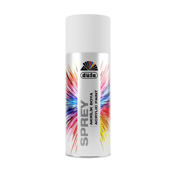 Düfa Sprey Boya Düz Renkler 0501 Mat Beyaz 400 ml - 2