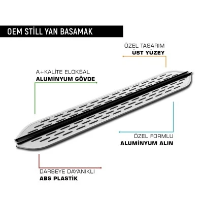 BYD Atto 3 yan basamak 2022 2023 2024 2025 prl1 - Resim 6