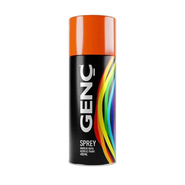 Genç Floresan Sprey Boya 0519 Floresan Kırmızı 400 ml