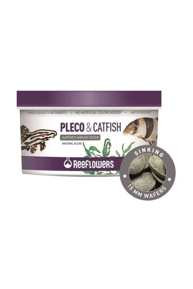 ReeFlowers Pleco & Catfish Wafers 15 mm 150 ml