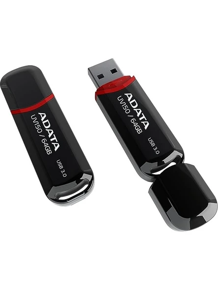 Adata UV150 64GB USB3.0 Siyah USB Bellek AUV150-64G-RBK - 3