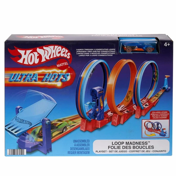 HPX93 Hot Wheels Ultra Hots Çılgın Çember Yarışı Seti - 2