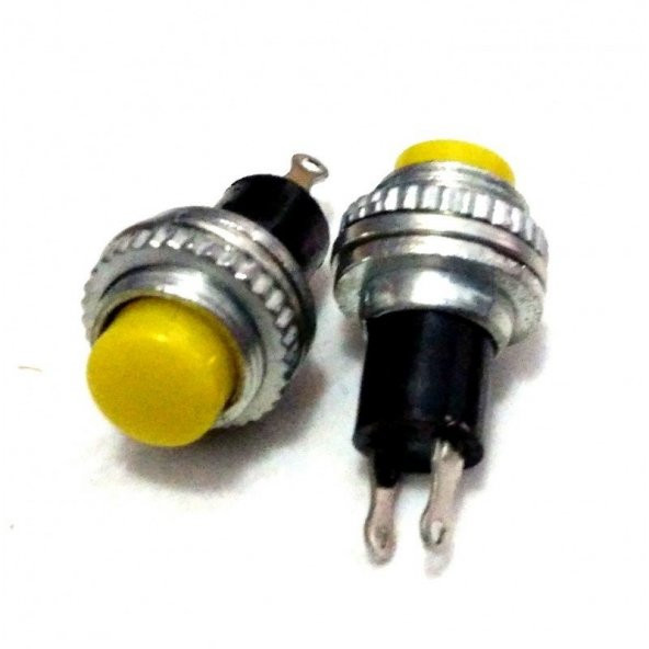 BUTON YUVARLAK  Metal  DS-314 10 mm SARI IC-179