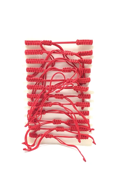 12’ŞERLİ  AYARLANABİLİR İPLİ UNİSEX BİJUTERİ BİLEKLİK SETİ - Resim 2