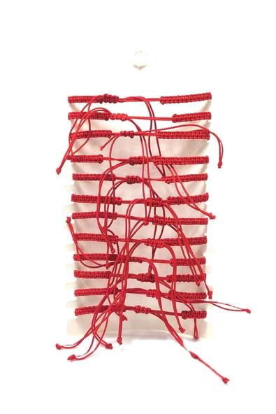 12’ŞERLİ  AYARLANABİLİR İPLİ UNİSEX BİJUTERİ BİLEKLİK SETİ - Resim 2