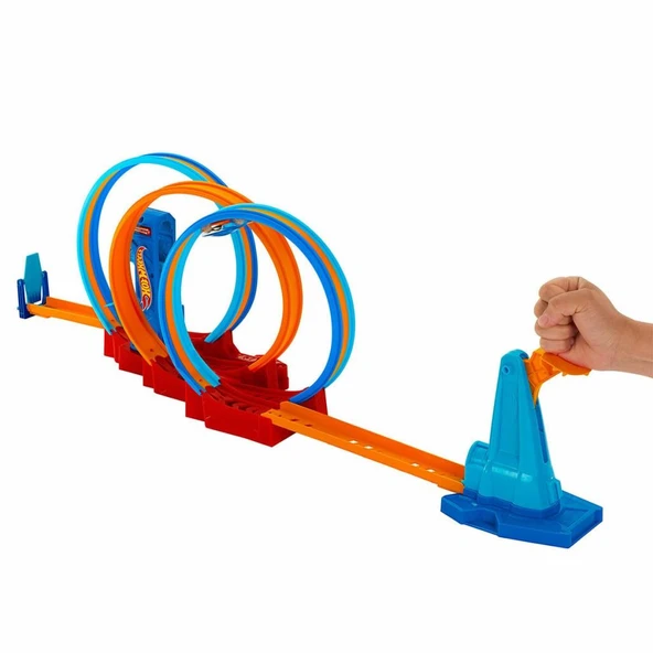 HPX93 Hot Wheels Ultra Hots Çılgın Çember Yarışı Seti - 4