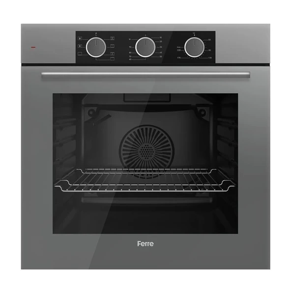 Ferre Flowart Basic Serisi Gri Ankastre Set (cs208 + Xe62cpr + D065 ) - Resim 3