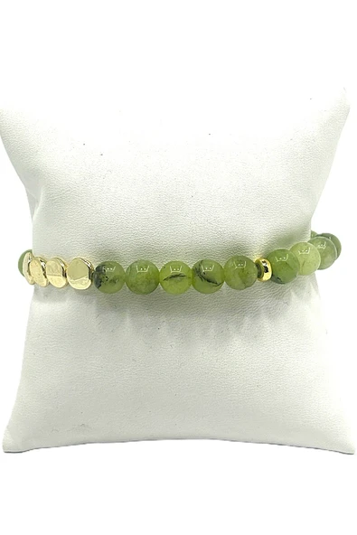 KADIN ESNEK MİSİNALI DOĞAL TAŞ BİLEKLİK ürün görseli 1