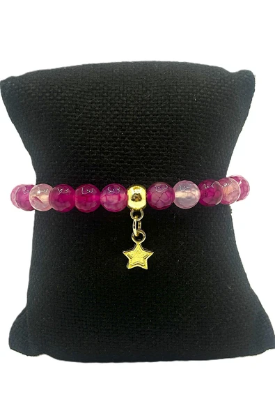 KADIN ESNEK MİSİNALI DOĞAL TAŞ BİLEKLİK ürün görseli 1