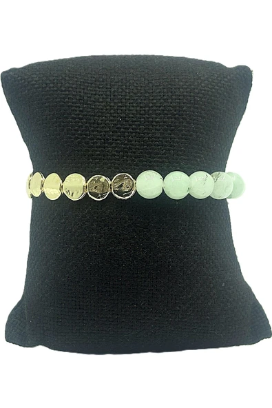 KADIN ESNEK MİSİNALI DOĞAL TAŞ BİLEKLİK ürün görseli 1