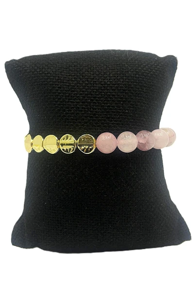 KADIN ESNEK MİSİNALI DOĞAL TAŞ BİLEKLİK ürün görseli 1