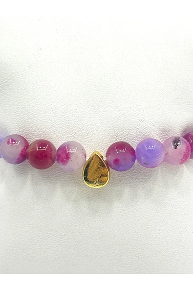 KADIN ESNEK MİSİNALI DOĞAL TAŞ BİLEKLİK - Resim 2