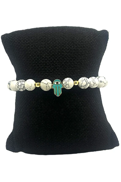 KADIN ESNEK MİSİNALI DOĞAL TAŞ BİLEKLİK ürün görseli 1