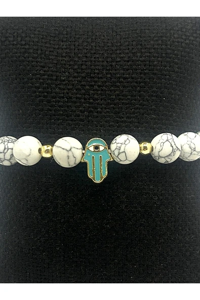 KADIN ESNEK MİSİNALI DOĞAL TAŞ BİLEKLİK - Resim 2