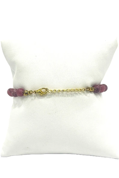 KADIN AYARLANABİLİR DOĞAL TAŞ BİLEKLİK - Resim 3