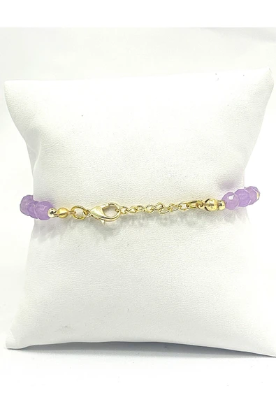 KADIN AYARLANABİLİR DOĞAL TAŞ BİLEKLİK - Resim 3