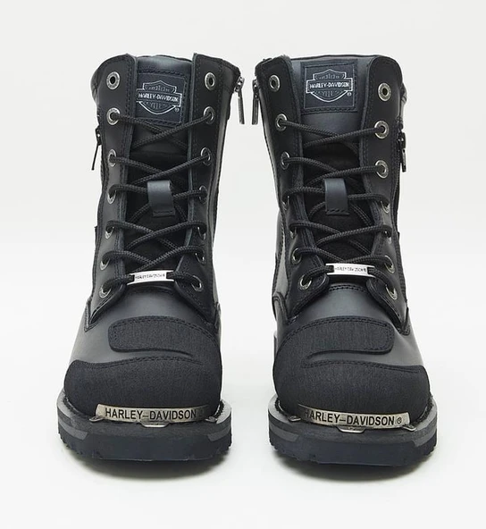 Harley Davidson Riddick Erkek Siyah Deri Bot - 3