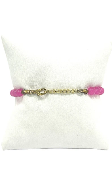 KADIN AYARLANABİLİR DOĞAL TAŞ BİLEKLİK - Resim 3