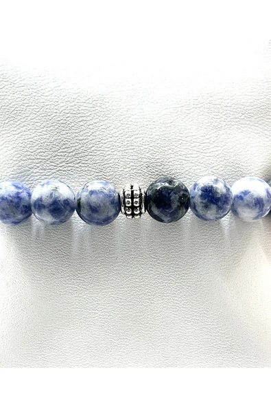 UNİSEX ESNEK MİSİNALI DOĞAL TAŞ BİLEKLİK - Resim 2