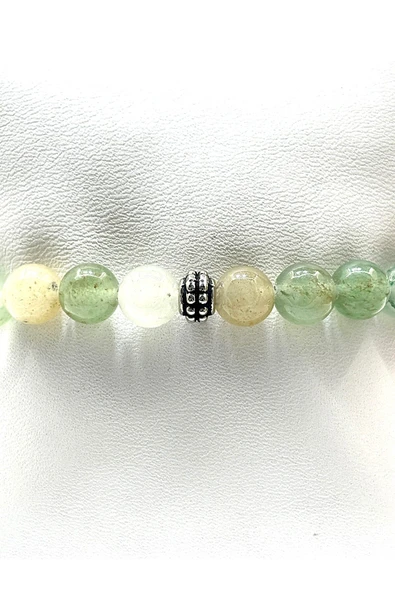 UNİSEX ESNEK MİSİNALI DOĞAL TAŞ BİLEKLİK - Resim 2