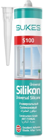 Sukes Şeffaf Silikon Universal - 1