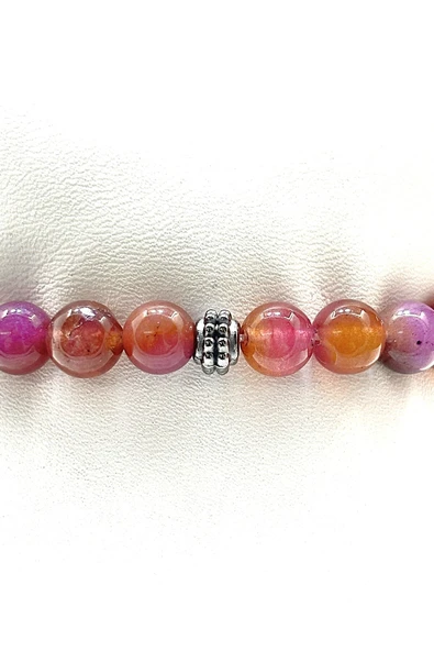 UNİSEX ESNEK MİSİNALI DOĞAL TAŞ BİLEKLİK - 2