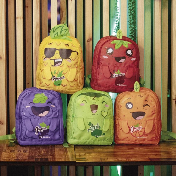Gabol Anaokulu Sırt Çantası Tutti Frutti Ananas GB.233862 - 5