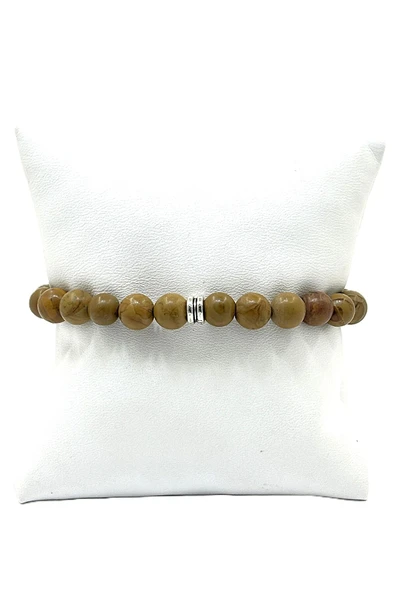 UNİSEX ESNEK MİSİNALI DOĞAL TAŞ BİLEKLİK ürün görseli 1