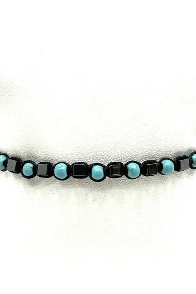 AYARLANABİLİR İPLİ DOĞAL TAŞ BİLEKLİK - Resim 2