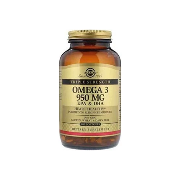 Triple Strength Omega-3 950 Mg 100 Softgels
