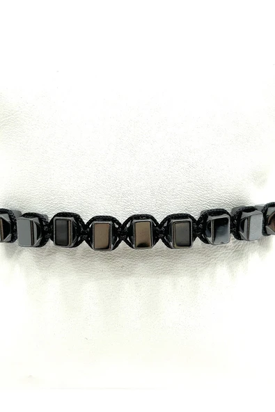 AYARLANABİLİR İPLİ DOĞAL TAŞ BİLEKLİK - Resim 2