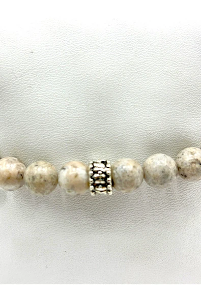 UNİSEX ESNEK MİSİNALI DOĞAL TAŞ BİLEKLİK - Resim 2