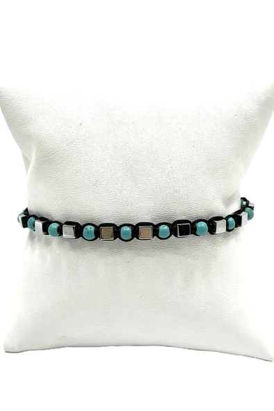 AYARLANABİLİR İPLİ DOĞAL TAŞ BİLEKLİK ürün görseli 1